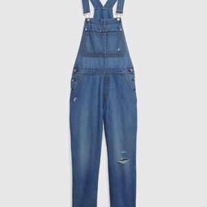 NWT GAP denim overalls Large Tall